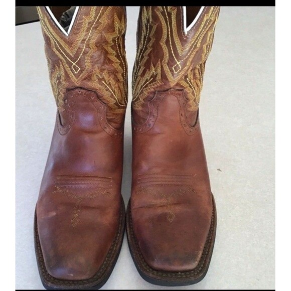 Ariat Men's Adriano Moraes Bull Rider Boot Western Cowboy Sz 10 D Style 10008801 - Picture 8 of 12